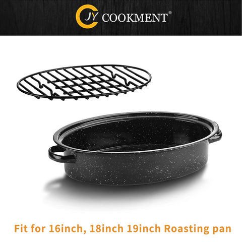 JY COOKMENT oven-safe to 575°F supports roasting, grilling, drying