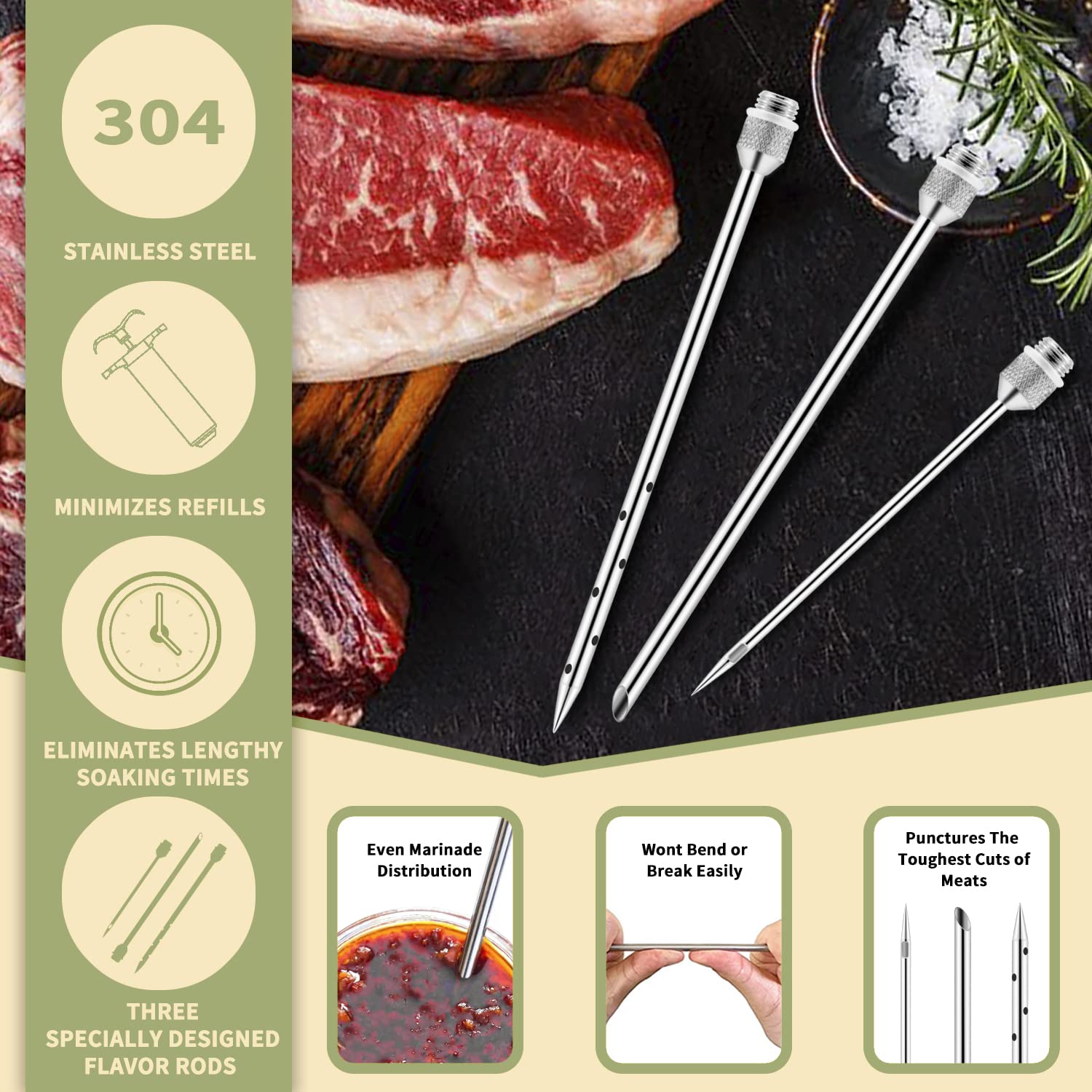 Silicone BBQ basting brush for finishing glazes and sauces