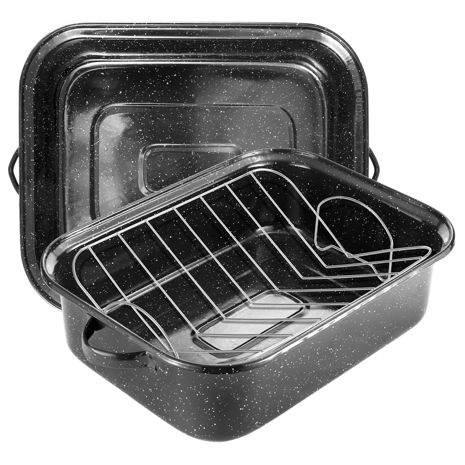 JY COOKMENT V-shaped rack promotes even heat and browning