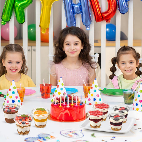 Jycnolm party dessert cups enable quick service and mess-free cleanup
