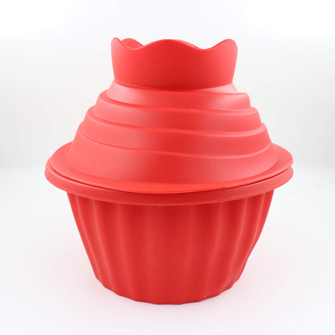 JYNHOOR giant cupcake molds bottom piece; sturdy base for oversized cakes and easy release.