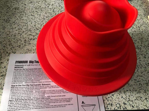 JYNHOOR giant cupcake molds set packaging; gift-ready box elevates kitchen presentation.