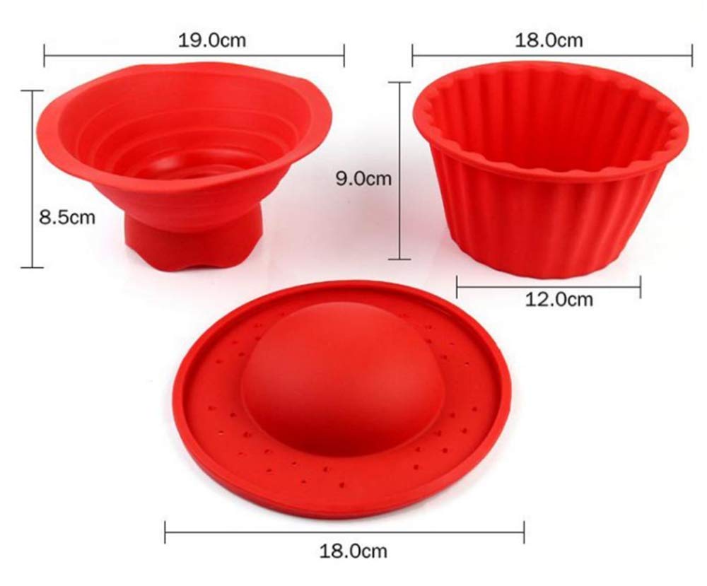 JYNHOOR silicone material; flexible, non-stick, and safe for versatile baking projects.