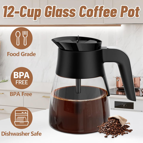 JYNTU dishwasher-safe carafe for simple cleaning after use.