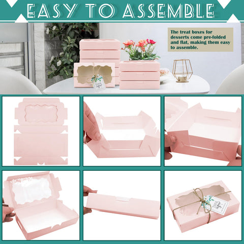 Jyongmer easy-fold cookie boxes for quick assembly