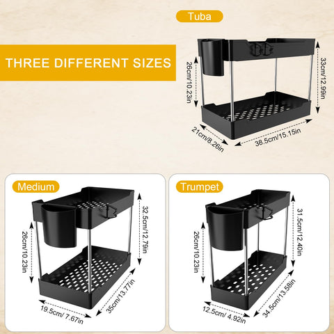 JYSMYWS hanging cups attachment holds sponges and brushes within easy reach.