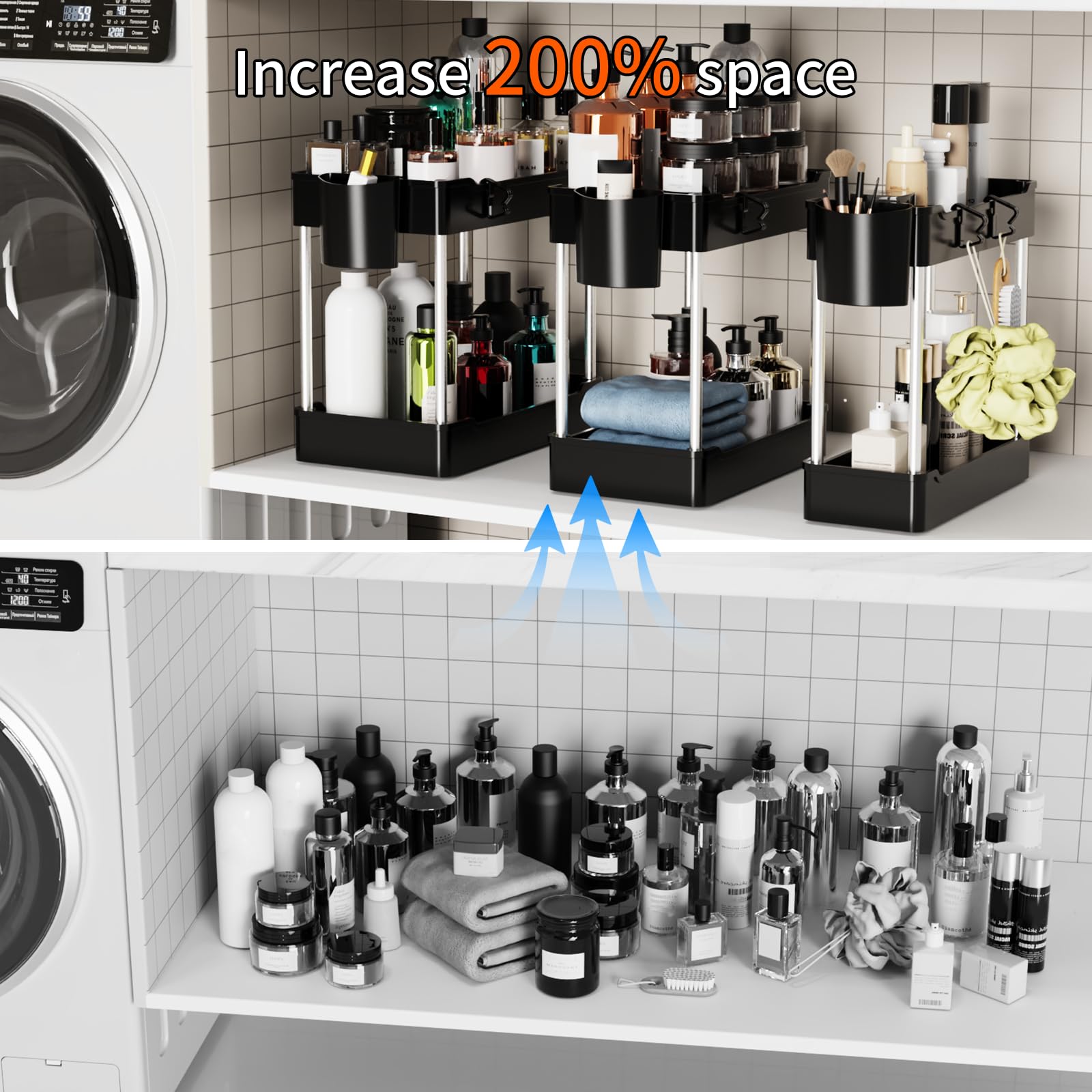 JYSMYWS waterproof, rust-resistant construction endures in wet under-sink environments.