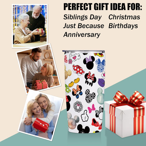 Jztco Gift-Ready Skinny Tumbler with lid and straw suits gifting.