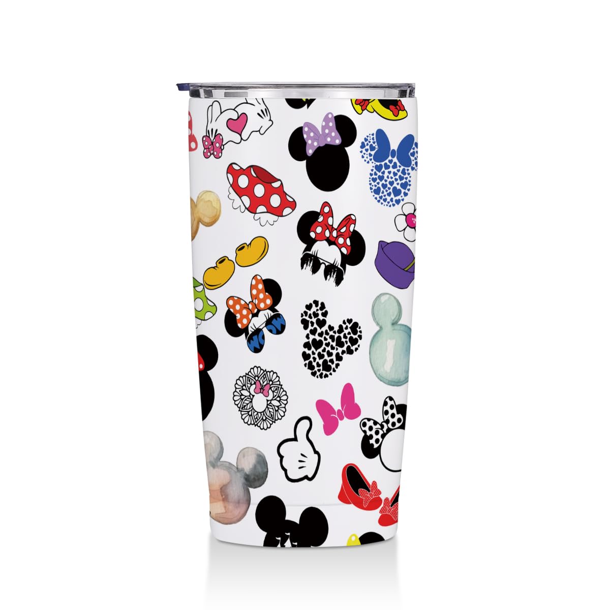 Jztco Magic Mouse Tumbler 20oz with mouse design keeps drinks at the right temperature on the go.