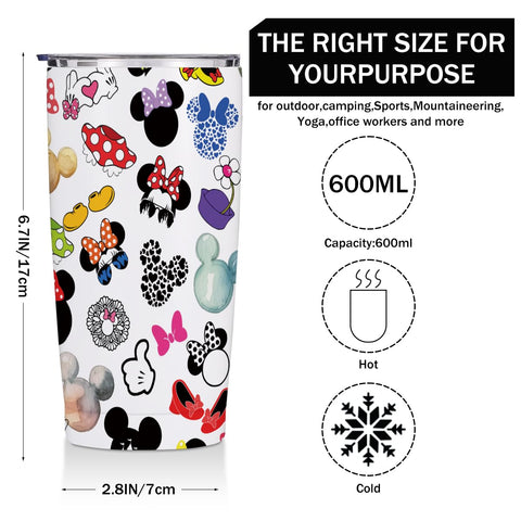 Jztco Skinny Tumbler Pattern Waterproof withstands daily use with a fade-resistant exterior.