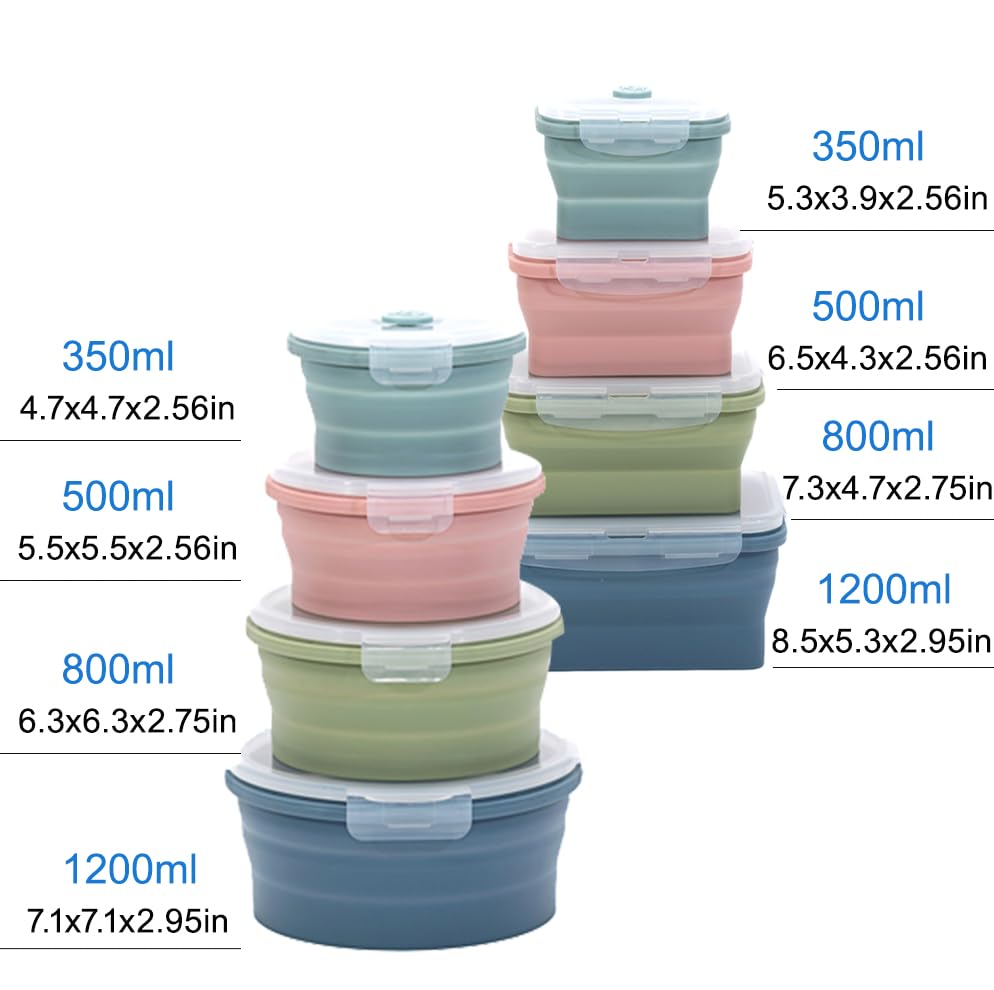 K HOME VT travel-meal prep containers in indigo for on-the-go meals.