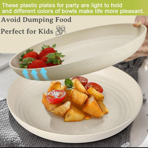 K Y KANGYUN 9in pink plate, ideal for outdoor dining and picnics.
