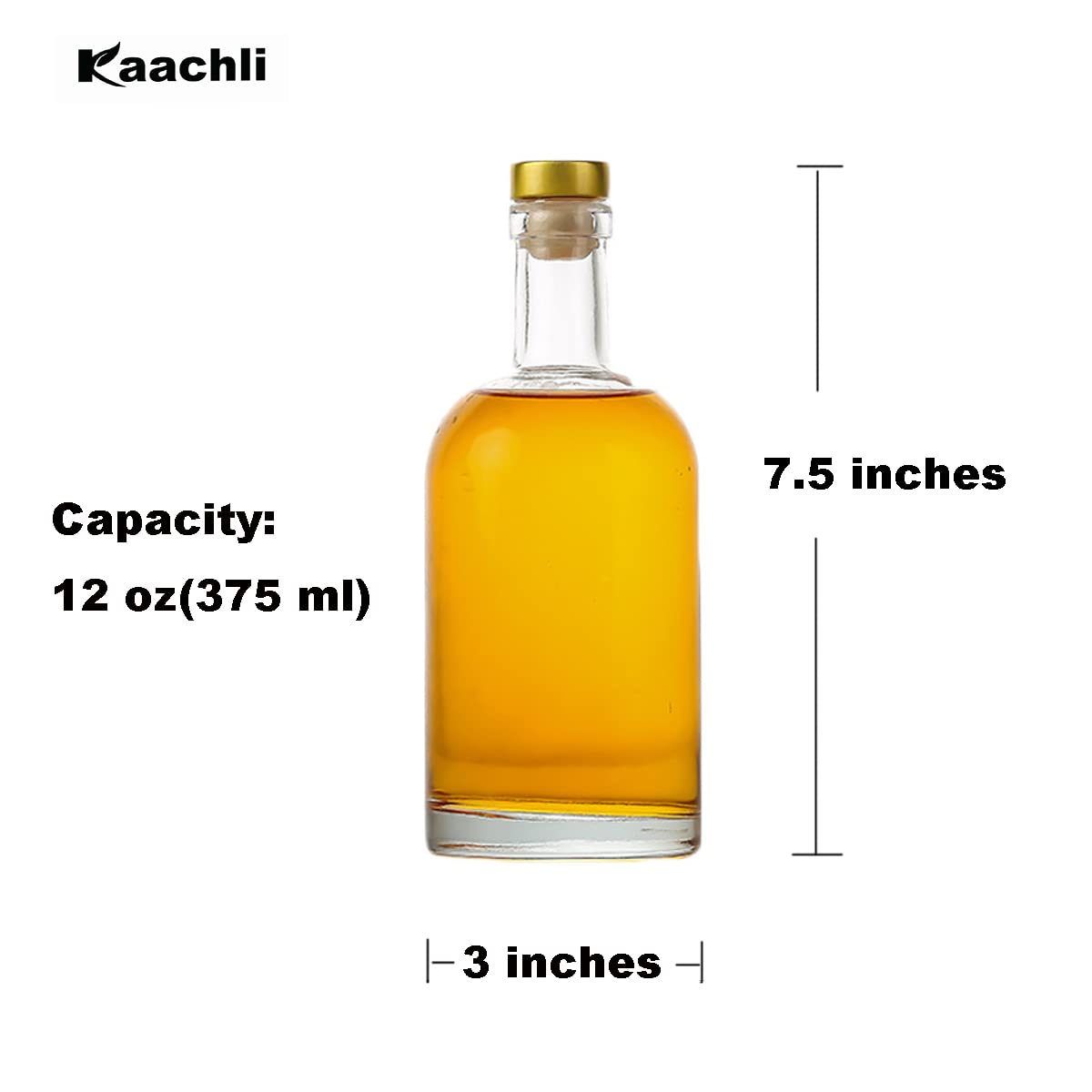 Kaachli bottle thickened bottom image emphasizing stability on surfaces.