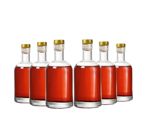 Kaachli 6oz clear glass bottle for pour-ready servings
