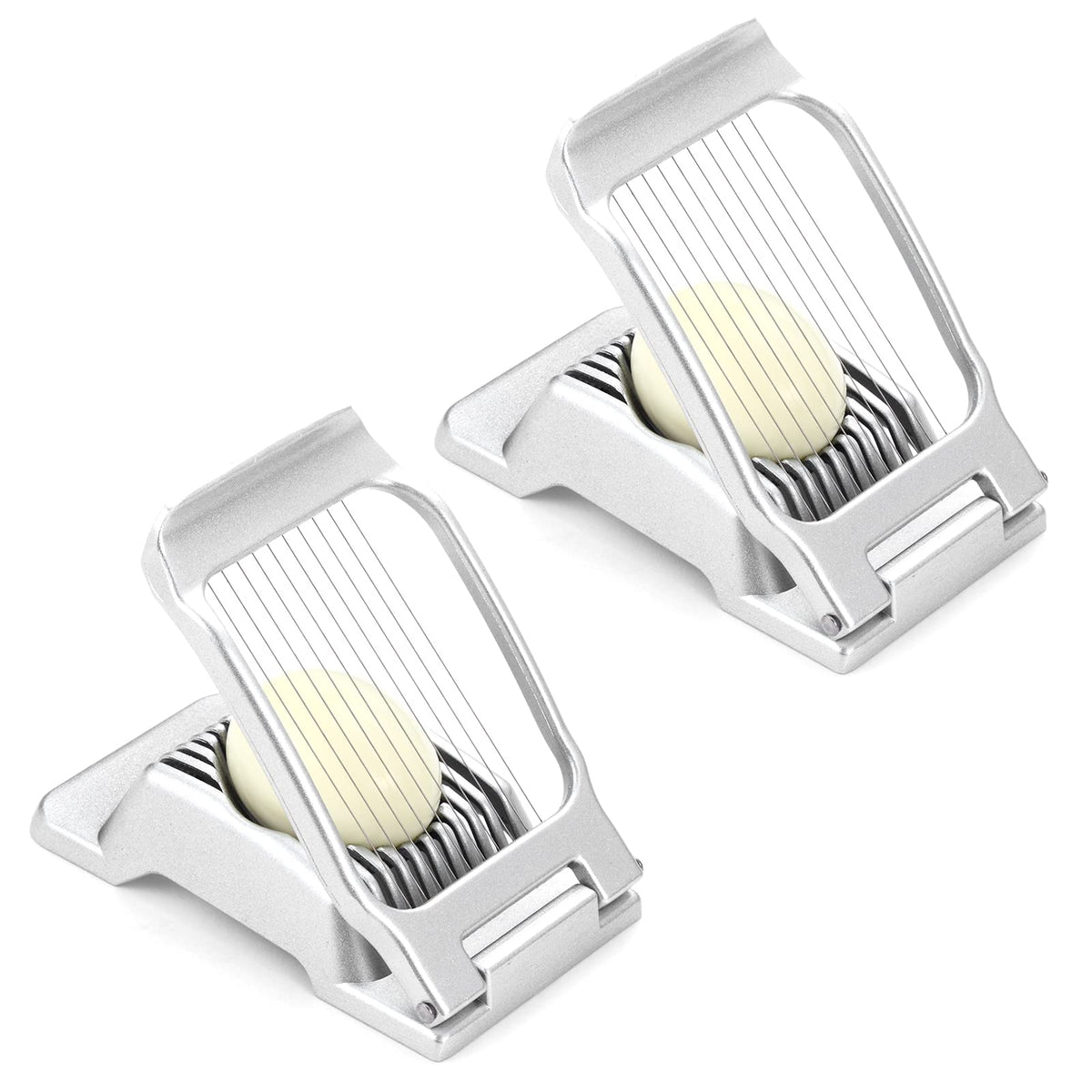 Kabuda 2-packs egg slicer in action for quick breakfast prep.