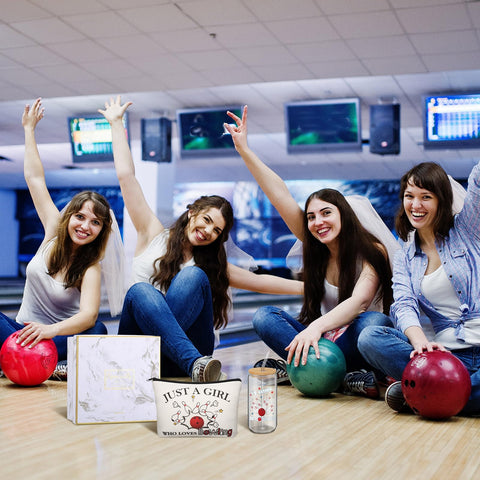 Kacctyen bowling gifts set, colorful and ready to gift.