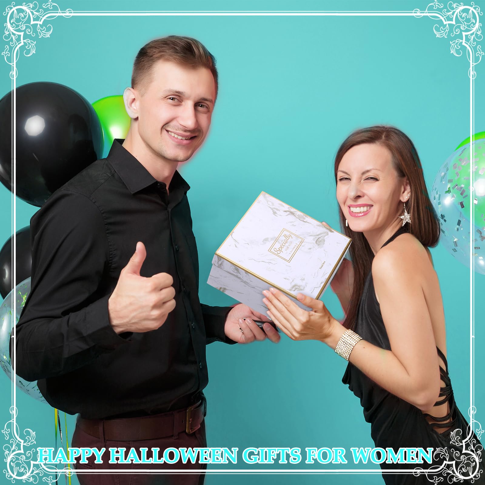 Kacctyen Gothic gift set presentation, ready for elegant party favors.