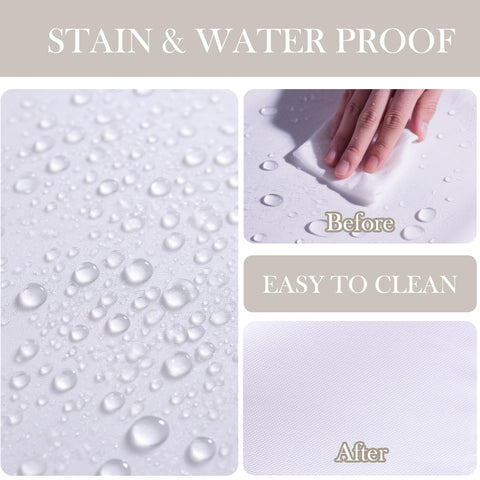 Kachanaa washable polyester tablecloth maintained color after multiple washes.