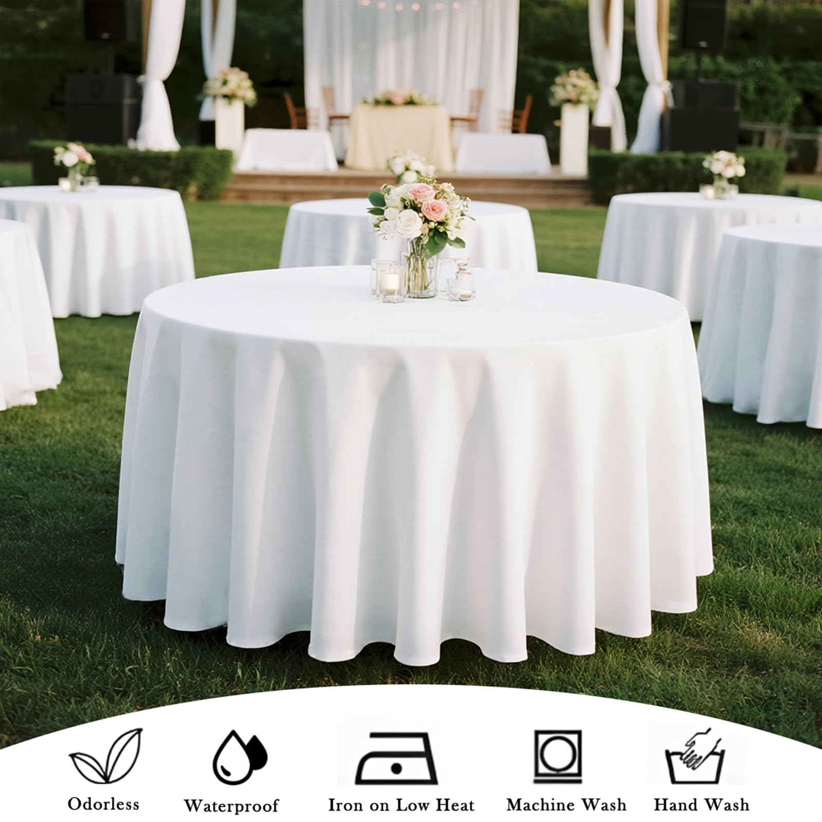 Kachanaa wedding party dining tablecloth supports elegant occasions.