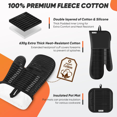 KacNacPro kitchen towels 21x12 inches for quick drying.