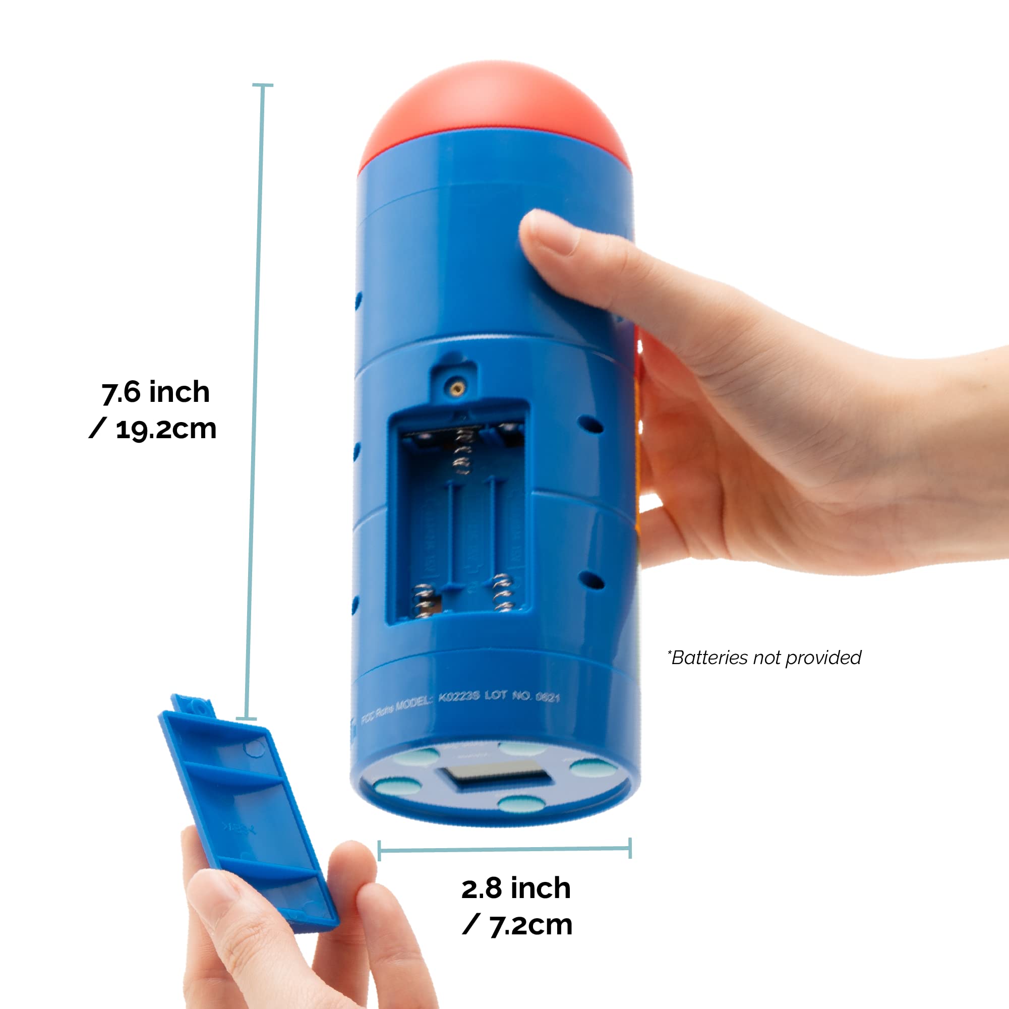 KADAMS battery access with screwdriver for simple maintenance.