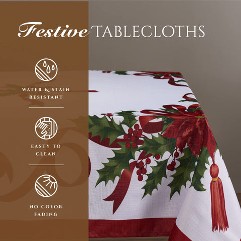 Kadut 15-inch drop gives full coverage for rectangular tables