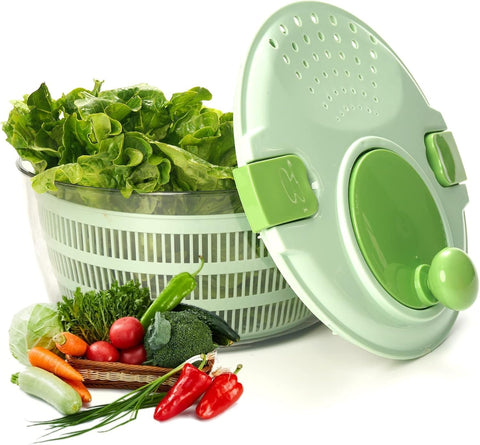 KAEASOUS commercial salad spinner 4.2L with locking lid for safe spin