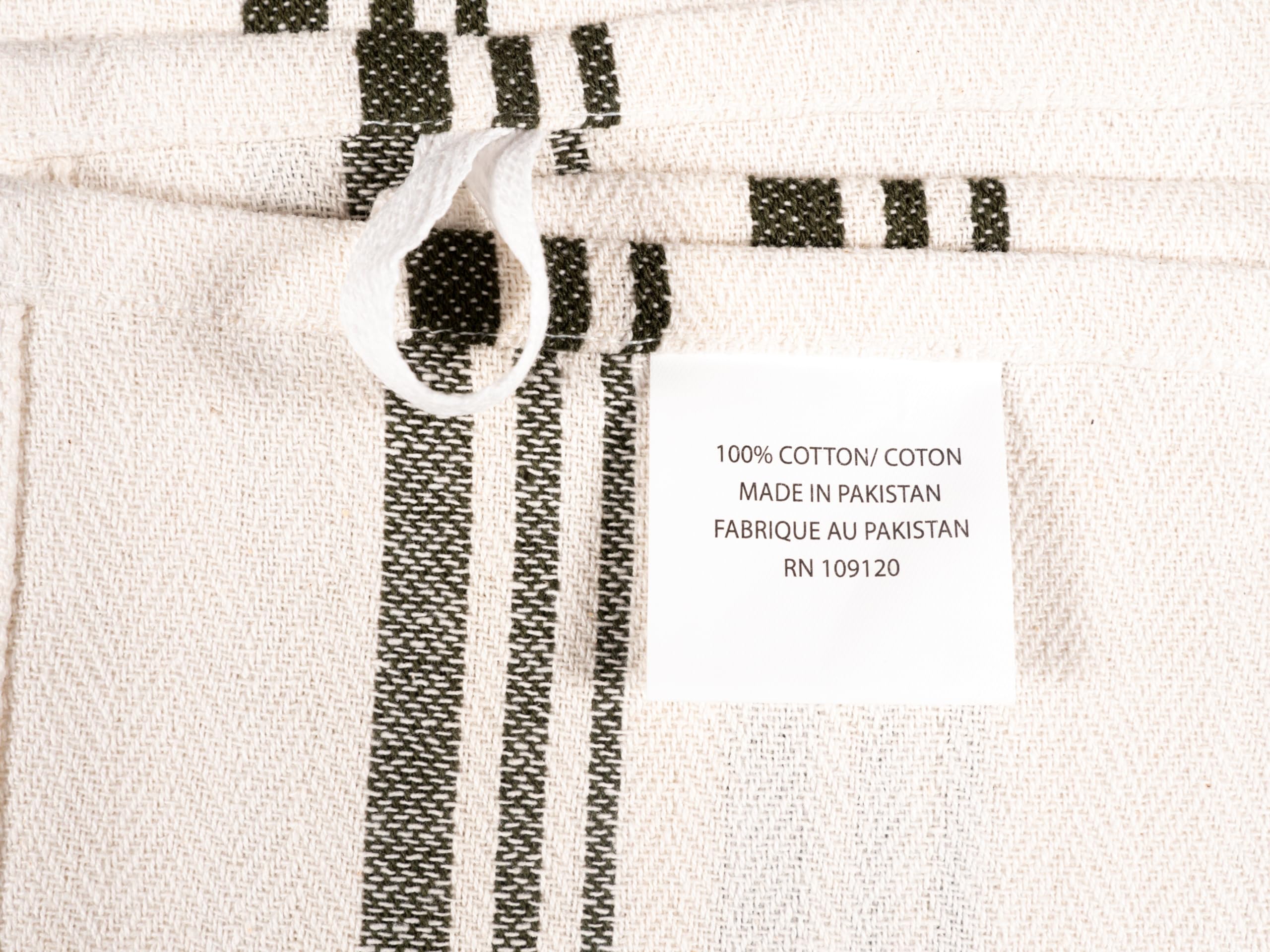 KAF Home olive counter wipe towel ready for spills and messes