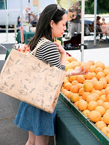 KAF Home tote shows durable rounded handles for comfortable carrying.