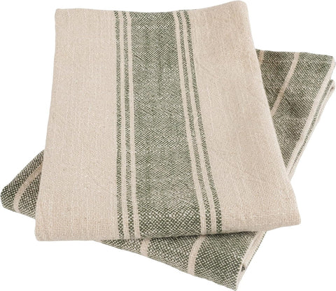 KAF Home olive towel machine washable for easy care