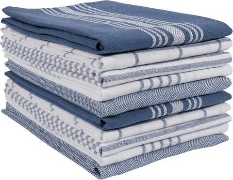 KAF Home Soho 18x28 towels displayed near sink for quick use