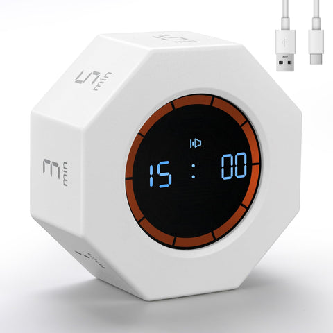 Kaflin pomodoro timer with 8-angle screen for adaptive study sessions