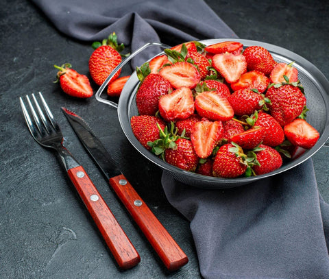 KAFOOR strainer ideal for pasta, quinoa, and rice draining.