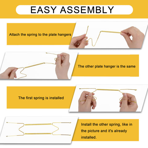 KAHIT stainless steel 8-inch hangers for durable support.