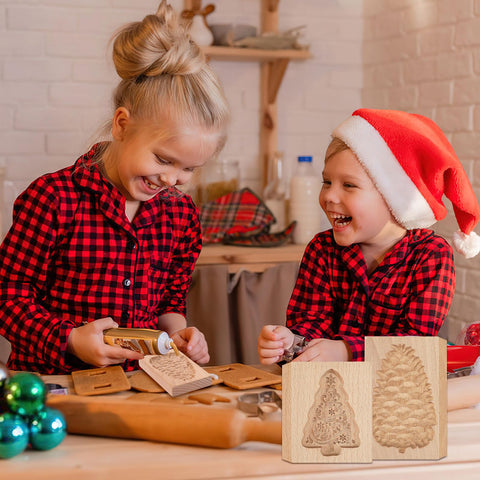 Kaiolbly durable wooden biscuit mold ready for repeated use