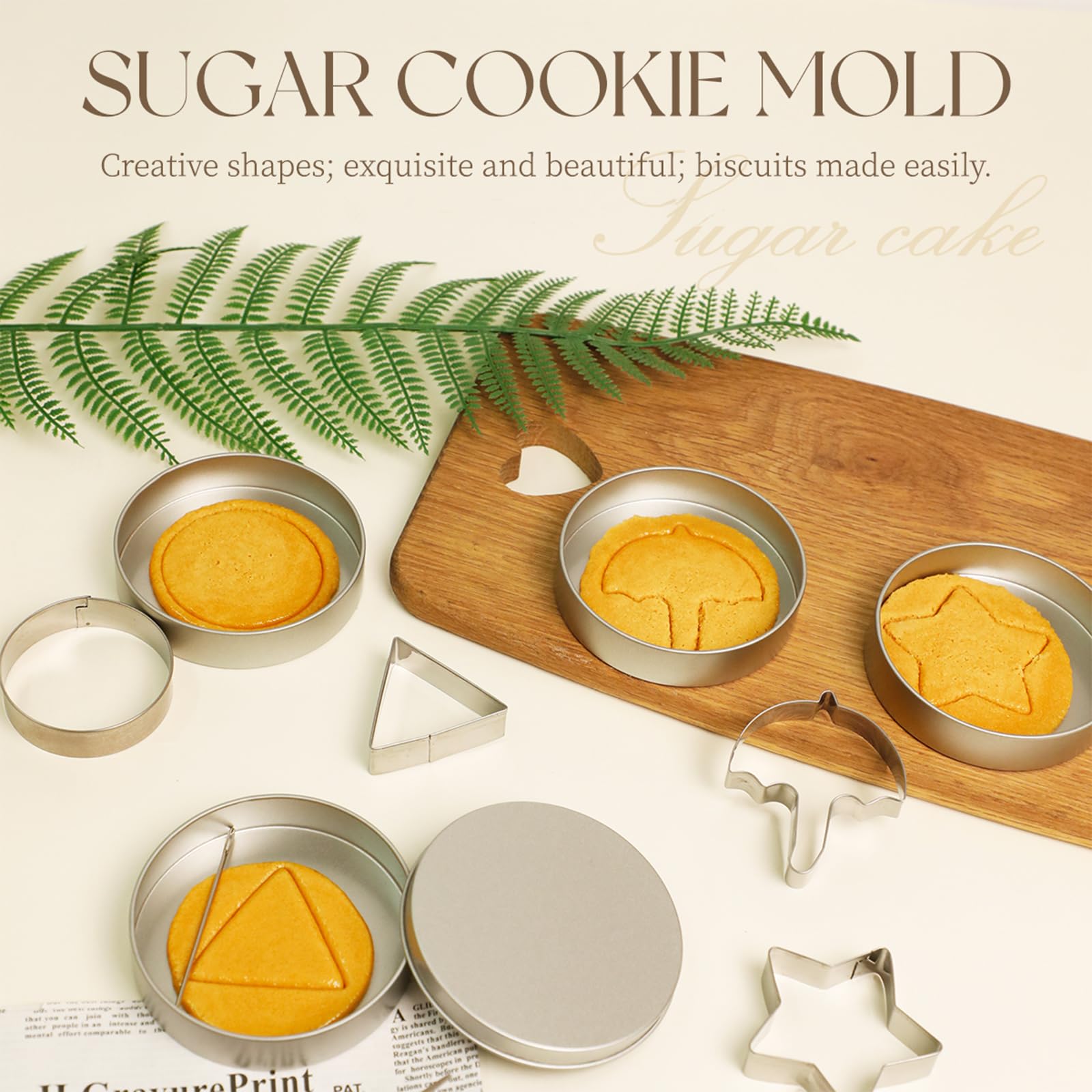 Kairsya Dalgona circle cutter for round cookies and quick batches