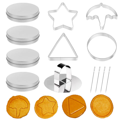 Kairsya Dalgona mold kit umbrella cutter for precise, eye-catching cookies