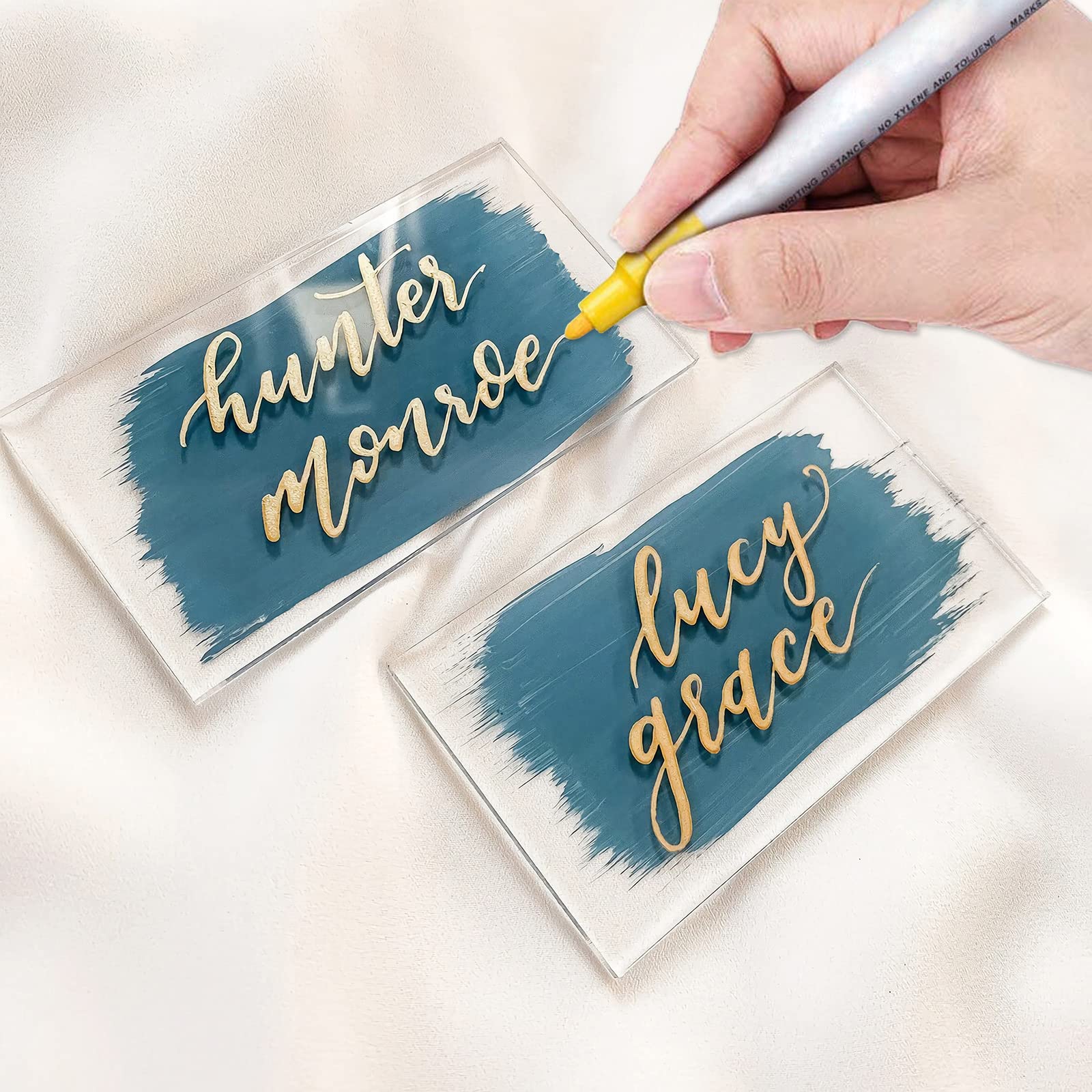 KAITELA crystal-clear edges on acrylic card for a premium look