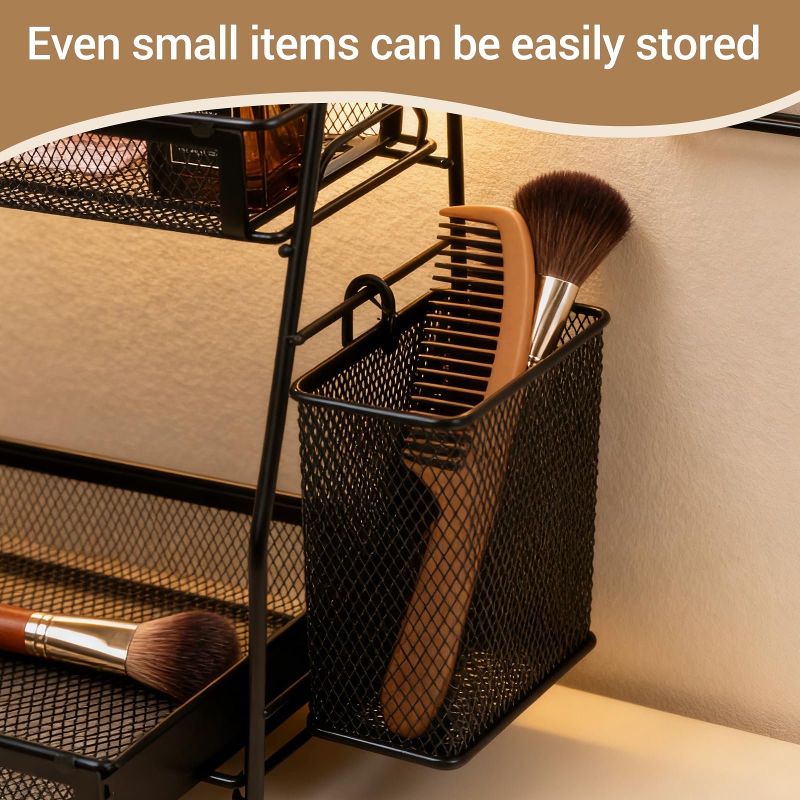 Kaixin Rabbit storage rack beside the sink with drainage grid