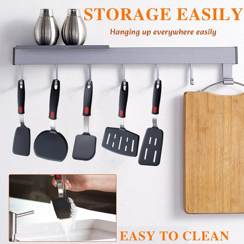 KAKAMINA silicone cookie spatula to scrape bowls clean.