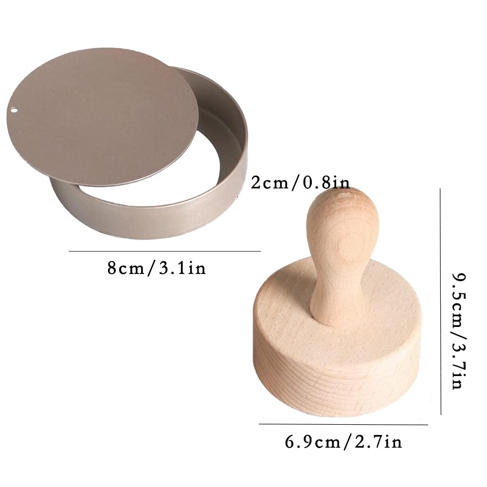 KALAIEN non-stick tart mold ensures clean release and simple cleanup.