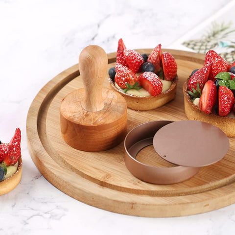 KALAIEN tart pans are safe for oven and dishwasher for convenience.