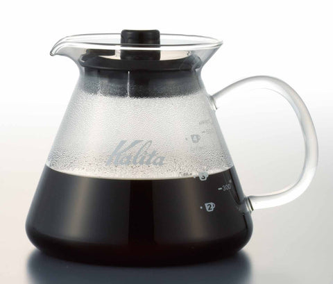 Kalita 125mm diameter base, compact footprint on the table.