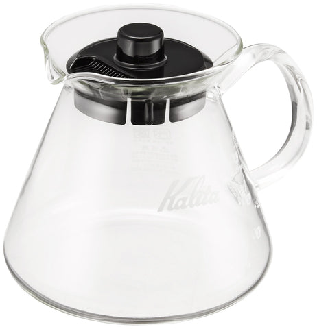 Kalita Kaila glass server 500ml, ideal for serving two to four cups.