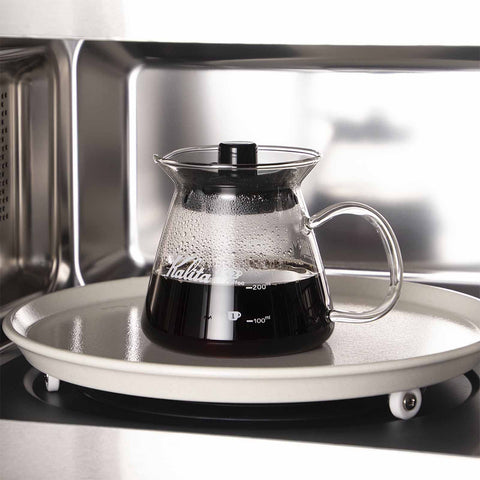 Kalita sleek rim design enhances comfortable pouring