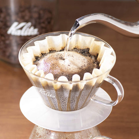 Made in Japan premium paper Kalita Wave filters enhance flavor while reducing impurities.
