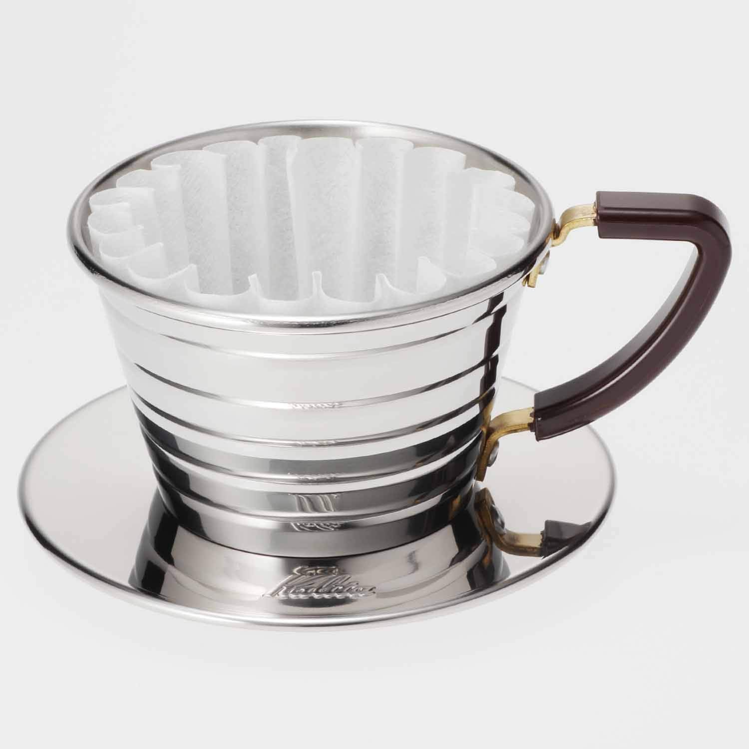 Kalita Wave Series 155 top-down view demonstrates flat-bed design for even extraction