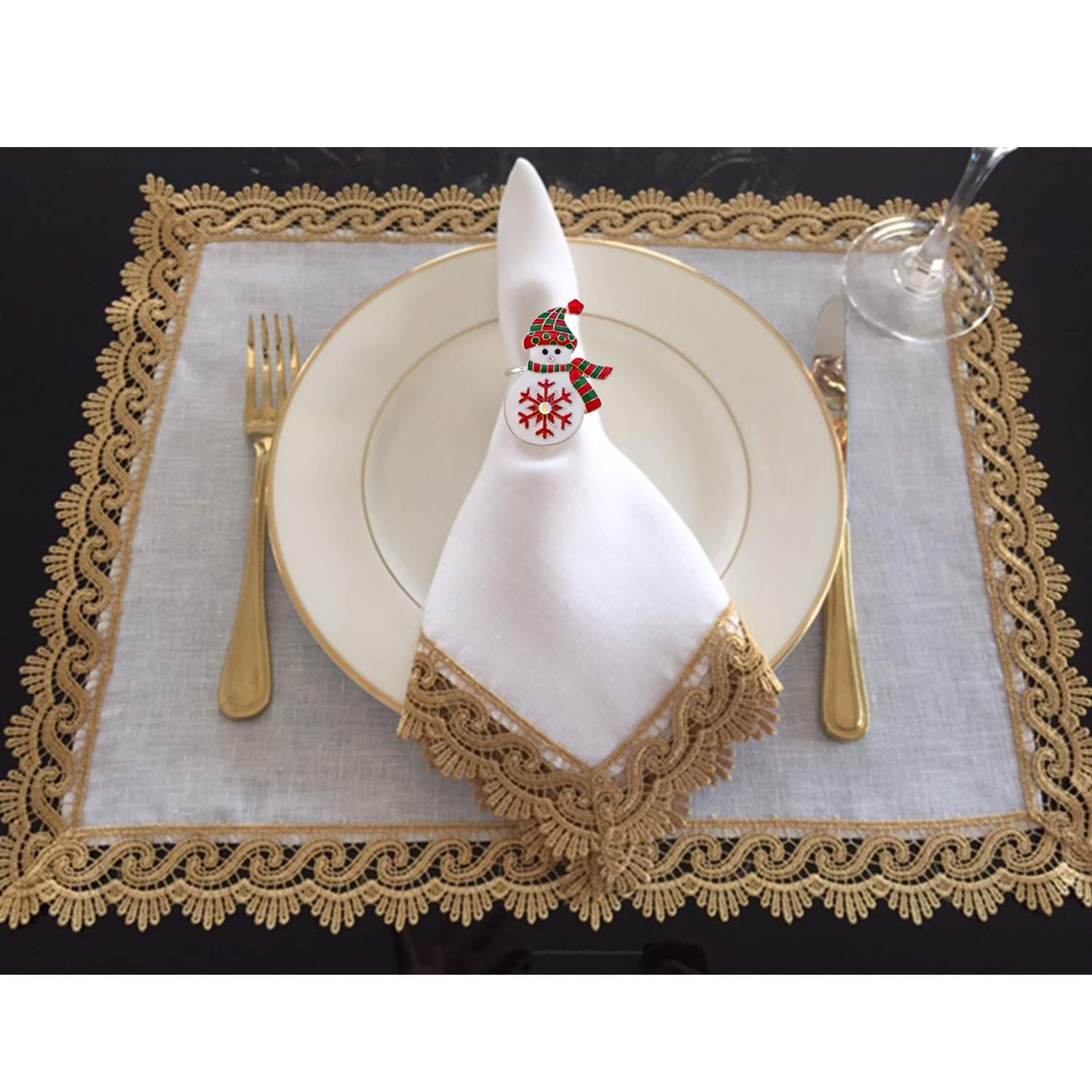 Kalopro Christmas table decor snowman brings seasonal charm to settings.