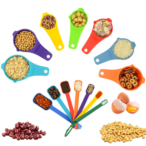 Kalsreui measuring cups 1/3 cup (80ml) stackable for space saving.