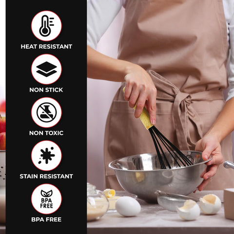 Kaluns easy-clean silicone utensils simplify cleanup after busy cooking sessions.